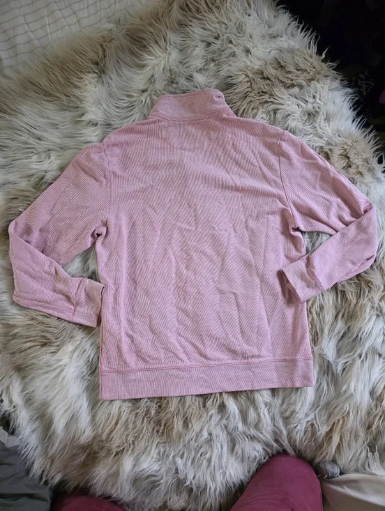 Vineyard Vines Pink Quarter-Zip Pullover - Picture 7 of 8